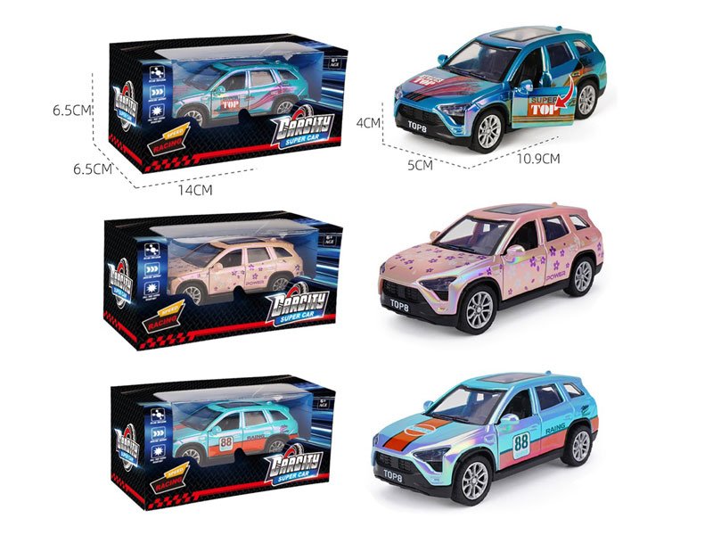 1:36 Die Cast Car Pull Back(3C) toys