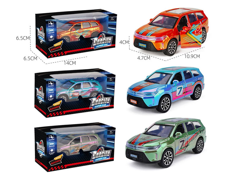 1:36 Die Cast Car Pull Back(3C) toys