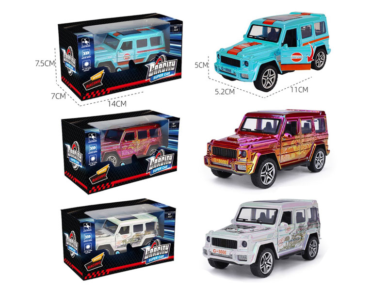1:36 Die Cast Car Pull Back(3C) toys