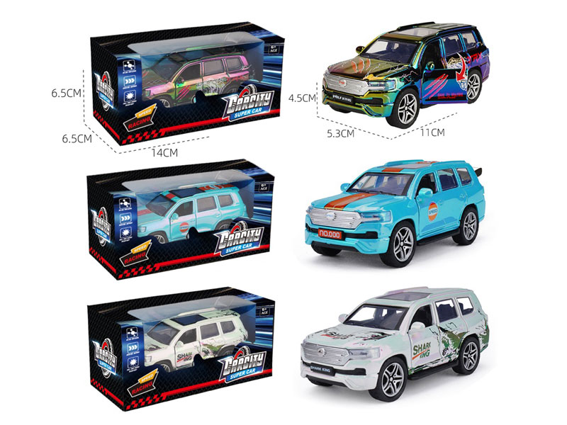 1:36 Die Cast Car Pull Back(3C) toys