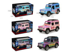 1:36 Die Cast Car Pull Back(3C) toys