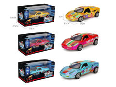 1:36 Die Cast Car Pull Back(3C) toys