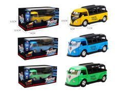 1:36 Die Cast Bus Pull Back(3C) toys