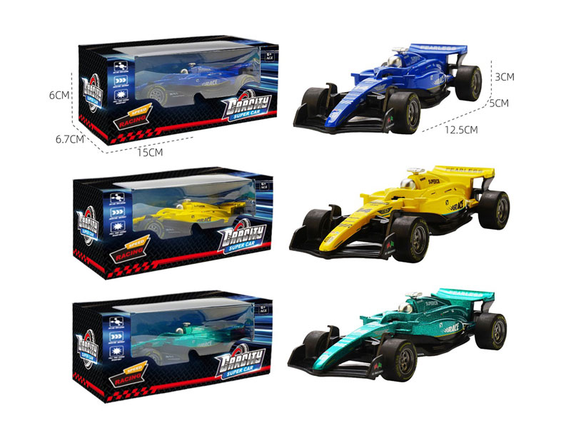 1:36 Die Cast Equation Car Pull Back(3C) toys