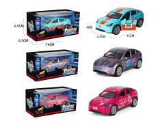 1:36 Die Cast Car Pull Back(3C) toys