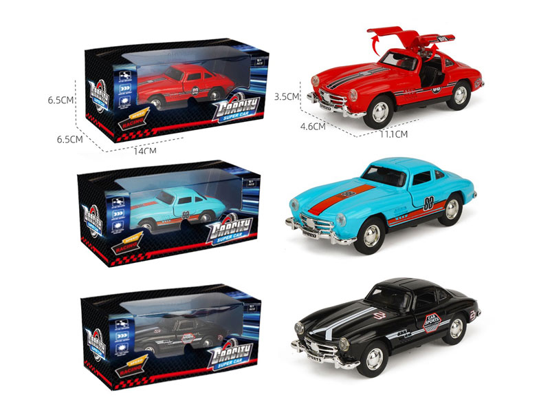 1:36 Die Cast Car Pull Back(3C) toys