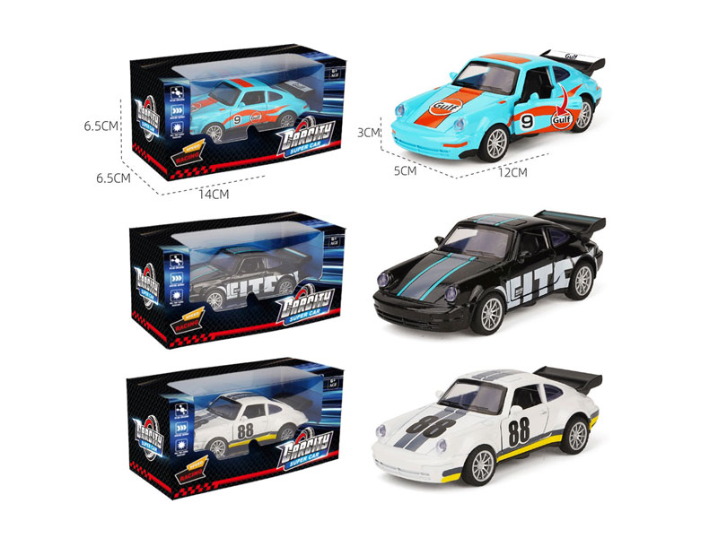 1:36 Die Cast Car Pull Back(3C) toys