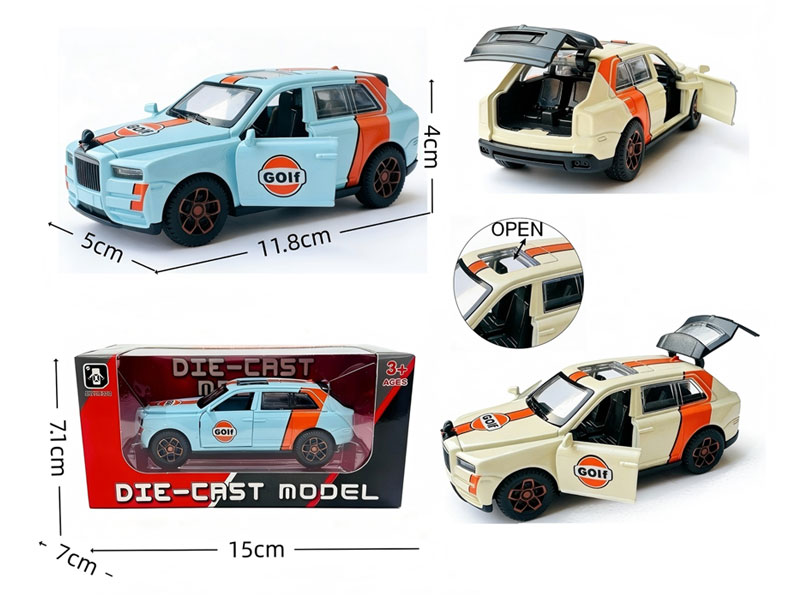 1:36 Die Cast Car Pull Back(2C) toys