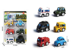 Die Cast Car Pull Back(6in1) toys