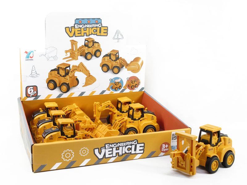 Press Construction Truck((6in1) toys