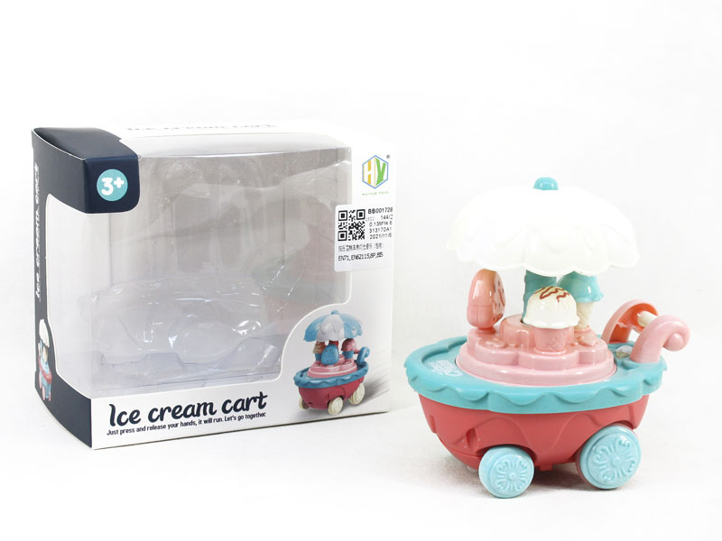 Press Ice Cream Cart W/L_M toys