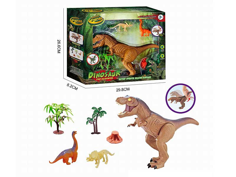 Press Tyrannosaurus Rex Set W/L_S toys