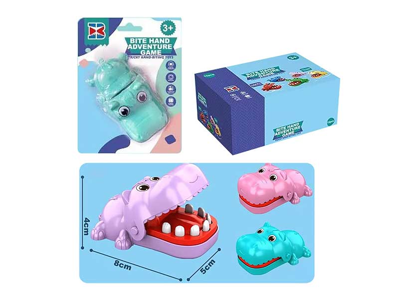 Press Hand-biting Hippopotamus(12in1) toys