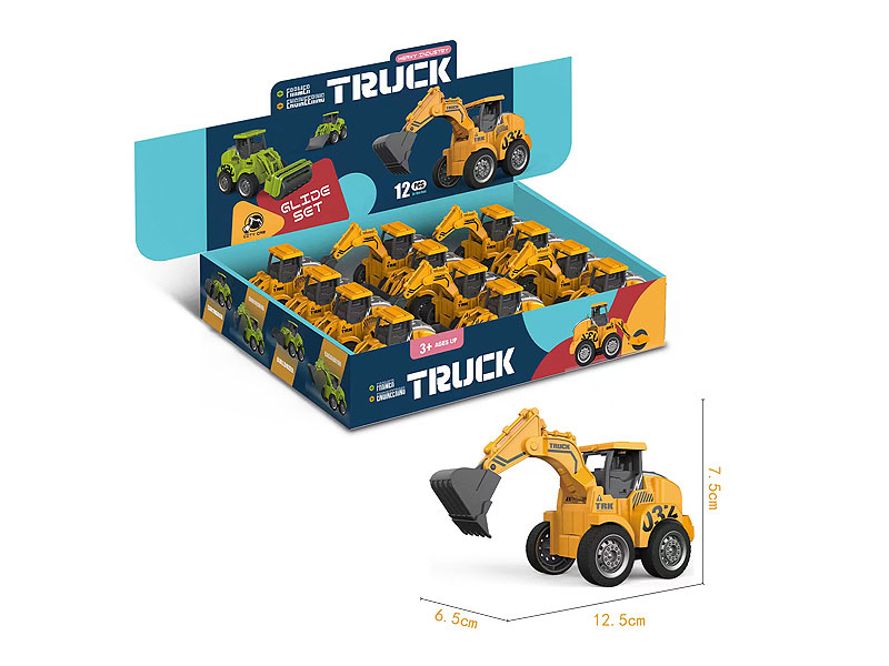 Press Construction Truck(12in1) toys