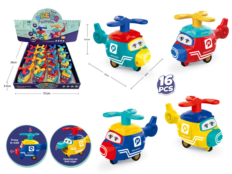 Press Helicopter(16in1) toys