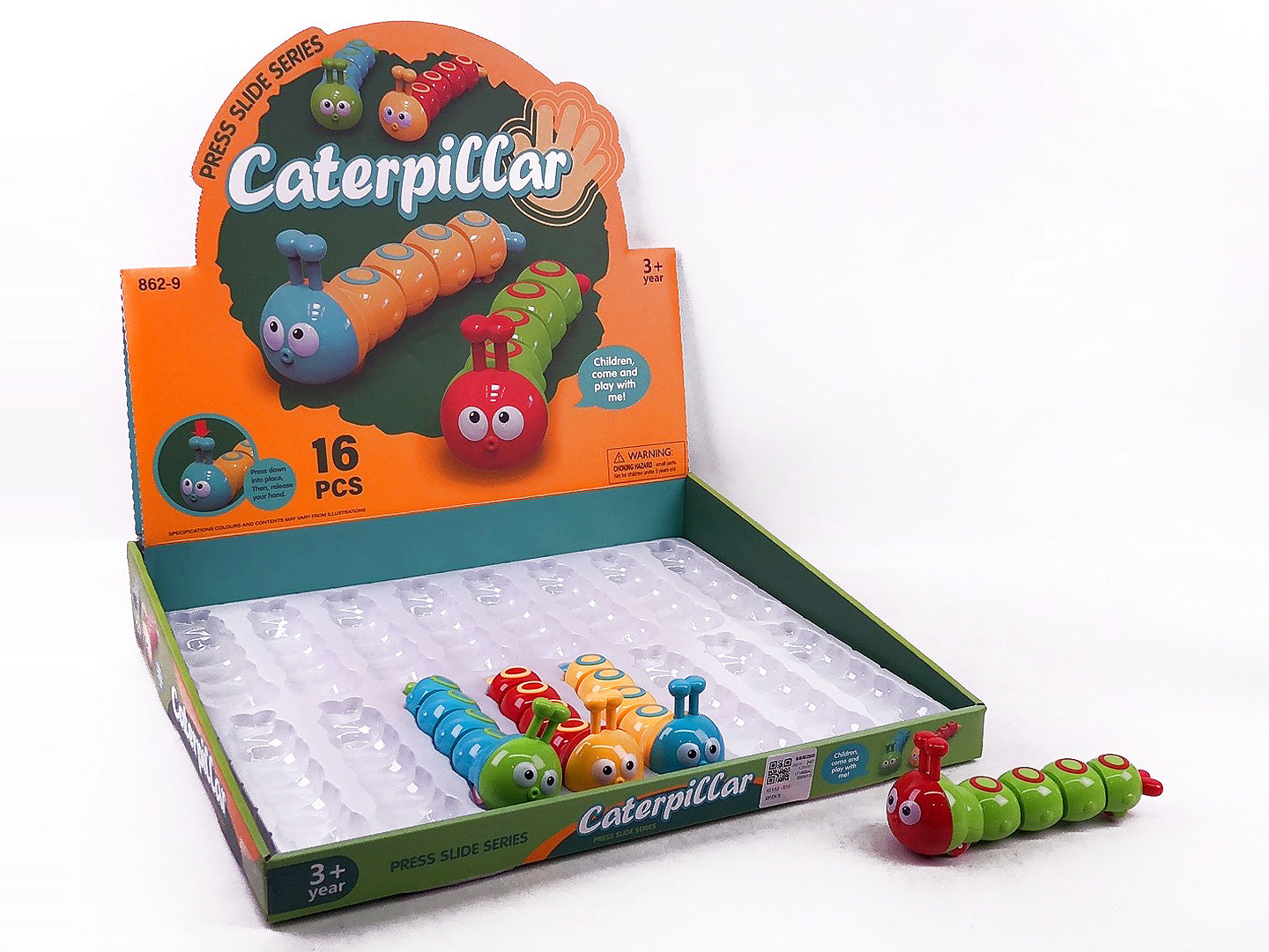 Press Caterpillars(16in1) toys