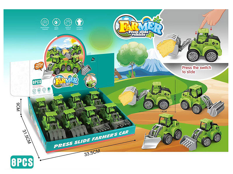 Press Farmer Truck(8in1) toys