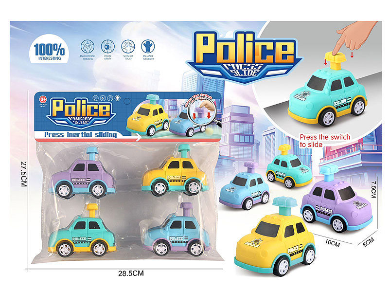 Press Police Car(4in1) toys