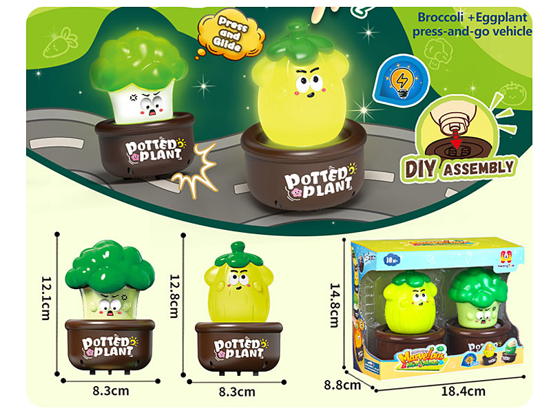 Press Car W/L(2in1) toys