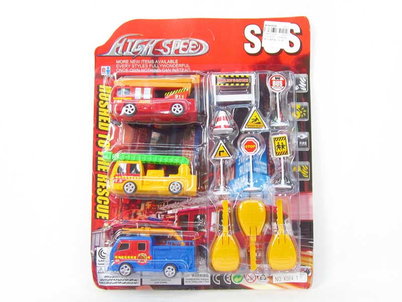 Press Fire Engine(3in1) toys