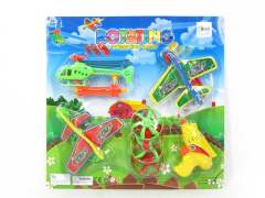Shoot And Glide Airplane & Pull Line Plane(4in1)