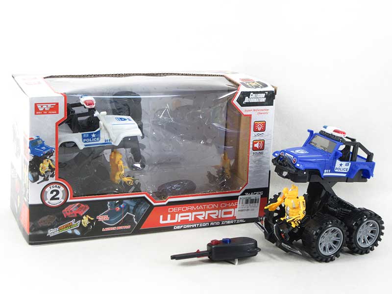 Press Transforms Police Car(2in1) toys