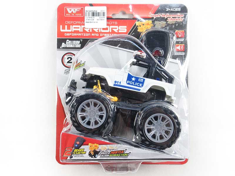 Press Transforms Police Car W/L_M(2S) toys