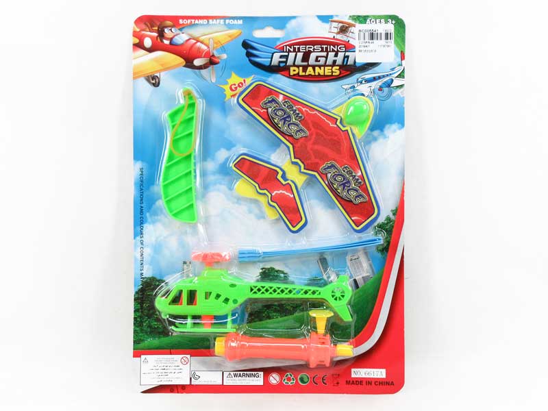 Press Airplane & Pull Line Plane toys