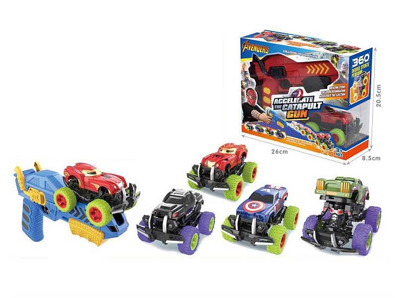 Press Frction Transforms Car(4S) toys