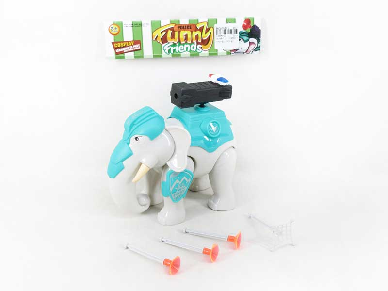 Press Elephant Guard Set W/L_M toys