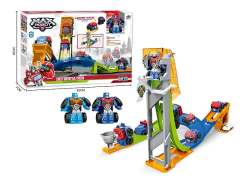 Press Transforms Railcar Set(2C) toys