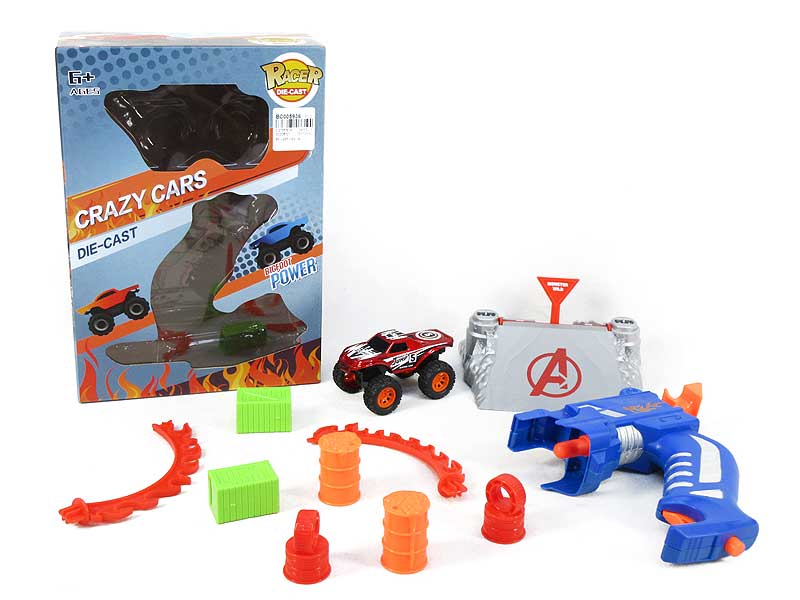 Die Cast Cross-country Car Set Press(4S) toys