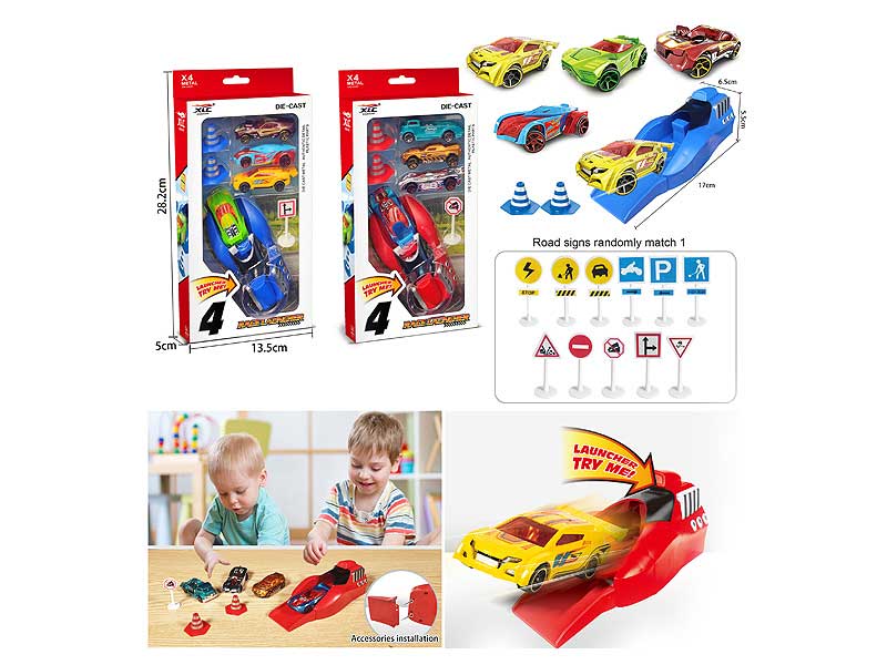 Die Cast Car Press(4in1) toys