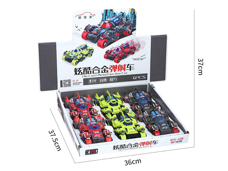 Die Cast Car Press W/L_M(6in1) toys