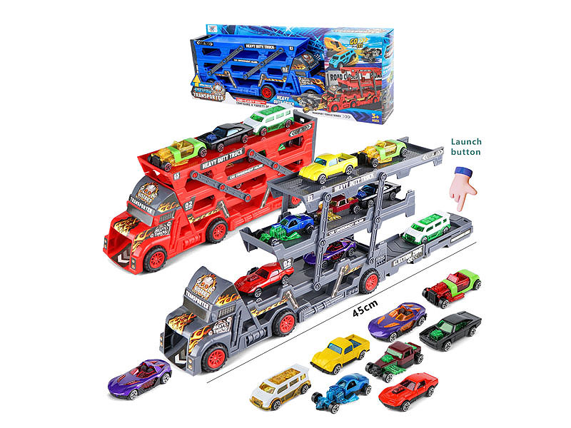 Press Container Truck Set(3C) toys