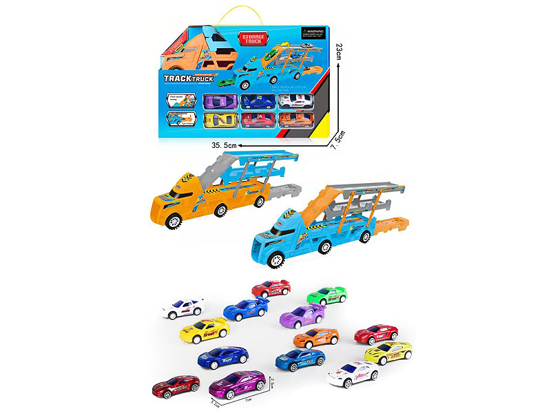 Press Car Set toys