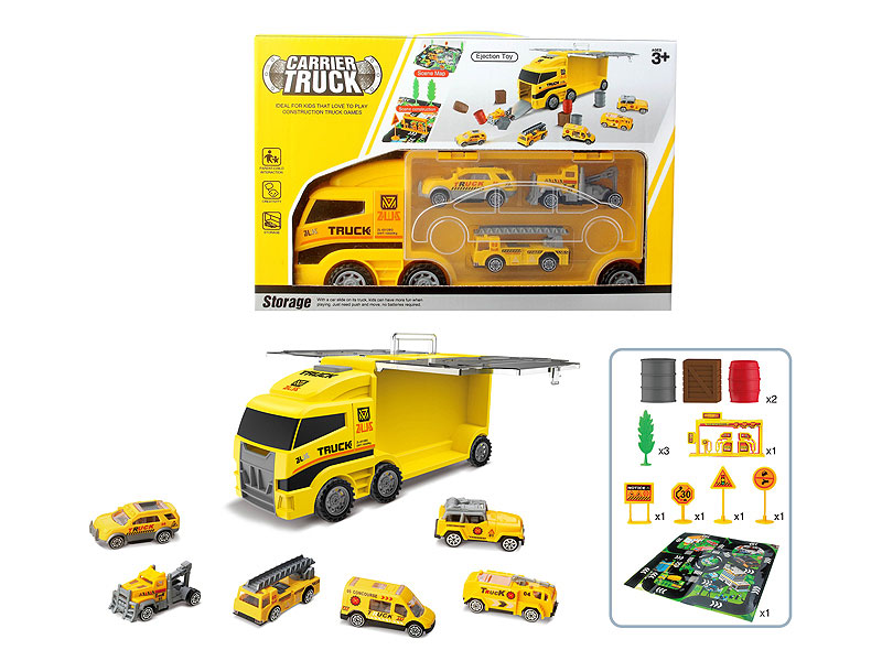 Press Construction Truck Set toys