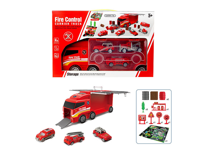 Press Fire Engine Set toys