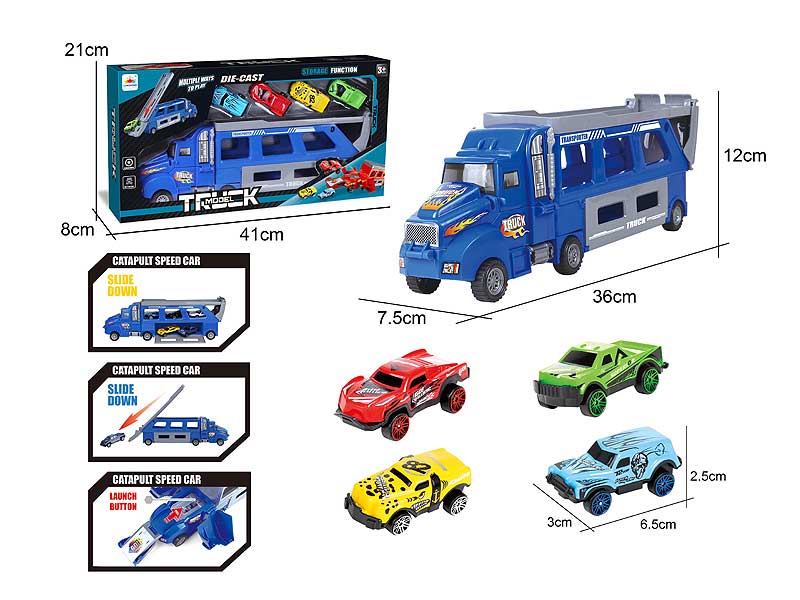 Press Container Truck Set toys