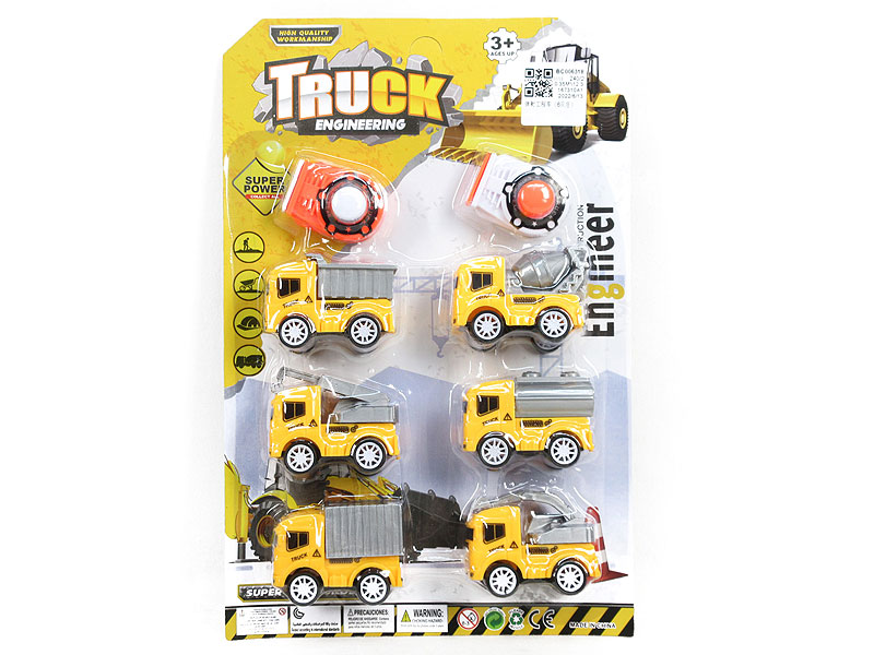 Press Construction Truck(6in1) toys