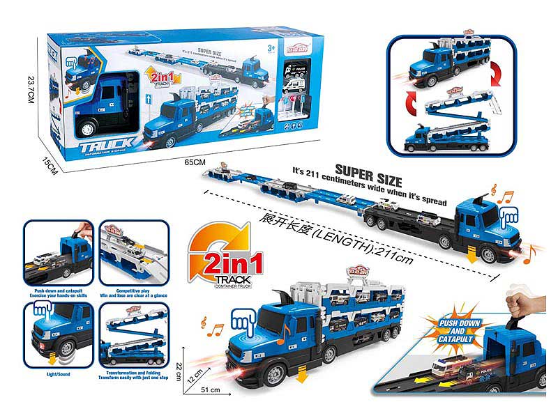 Press Police Collect Trucks W/L_M toys