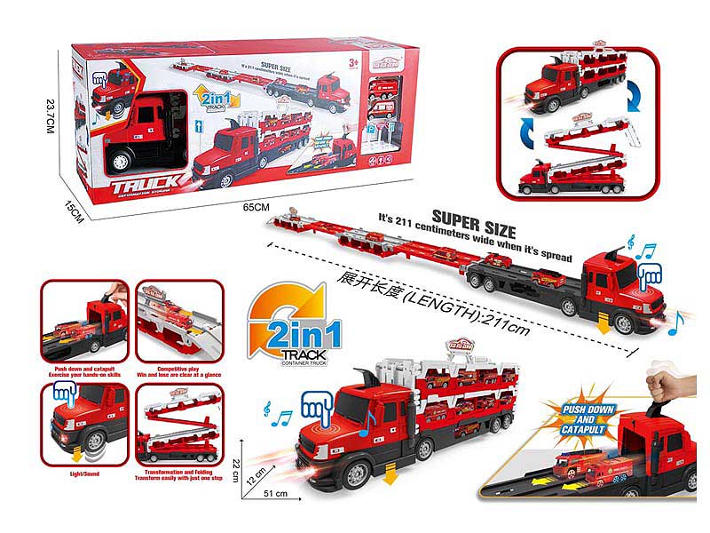 Press Fire Truck W/L_M toys