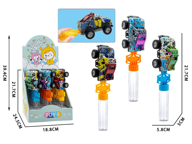 Press Car & Candy Stick(12in1) toys