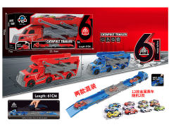 Press Container Truck Set(2C) toys