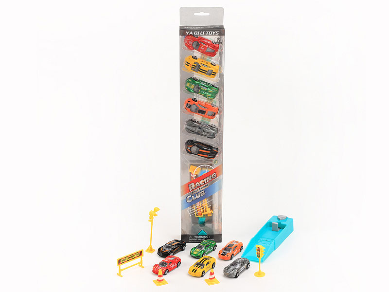 Die Cast Car Set Press(6in1) toys