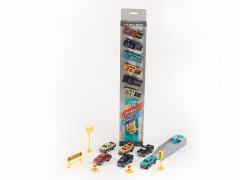 Die Cast Car Set Press(6in1) toys