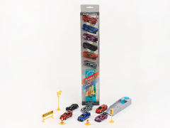 Die Cast Car Set Press(6in1) toys