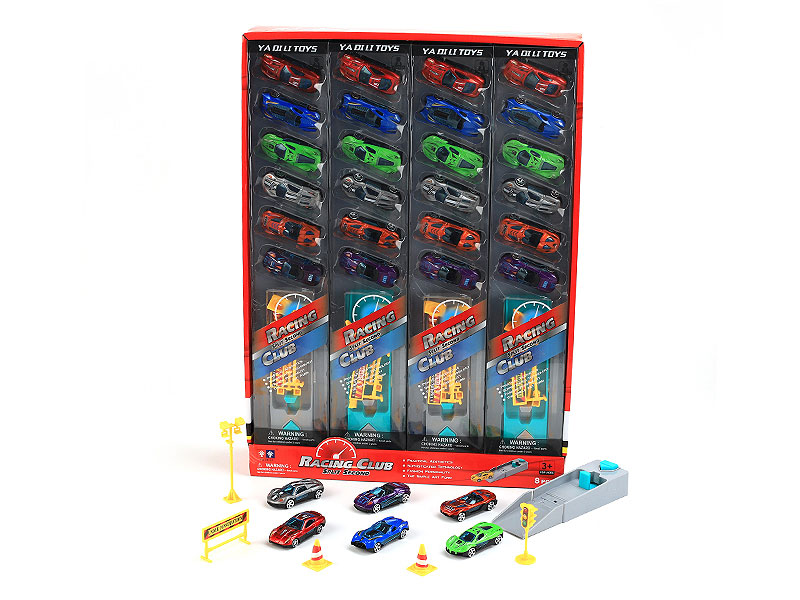 Die Cast Car Set Press(8in1) toys