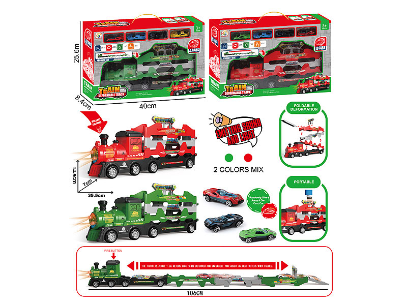 Press Car W/L_S(2C) toys