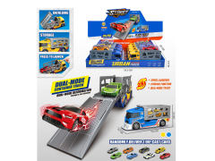 Press Container Truck Set(8in1) toys